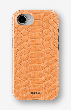 iPhone 16e Tough Case – Orange Snake - View 1