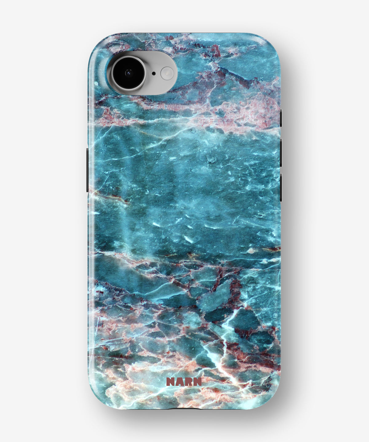 iPhone 16e Tough Case – Icy Marble - View 1