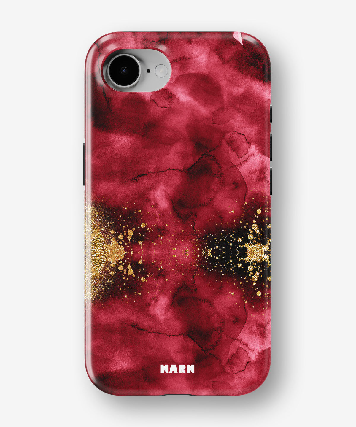 iPhone 16e Tough Case – Burgendy Shimmer - View 1