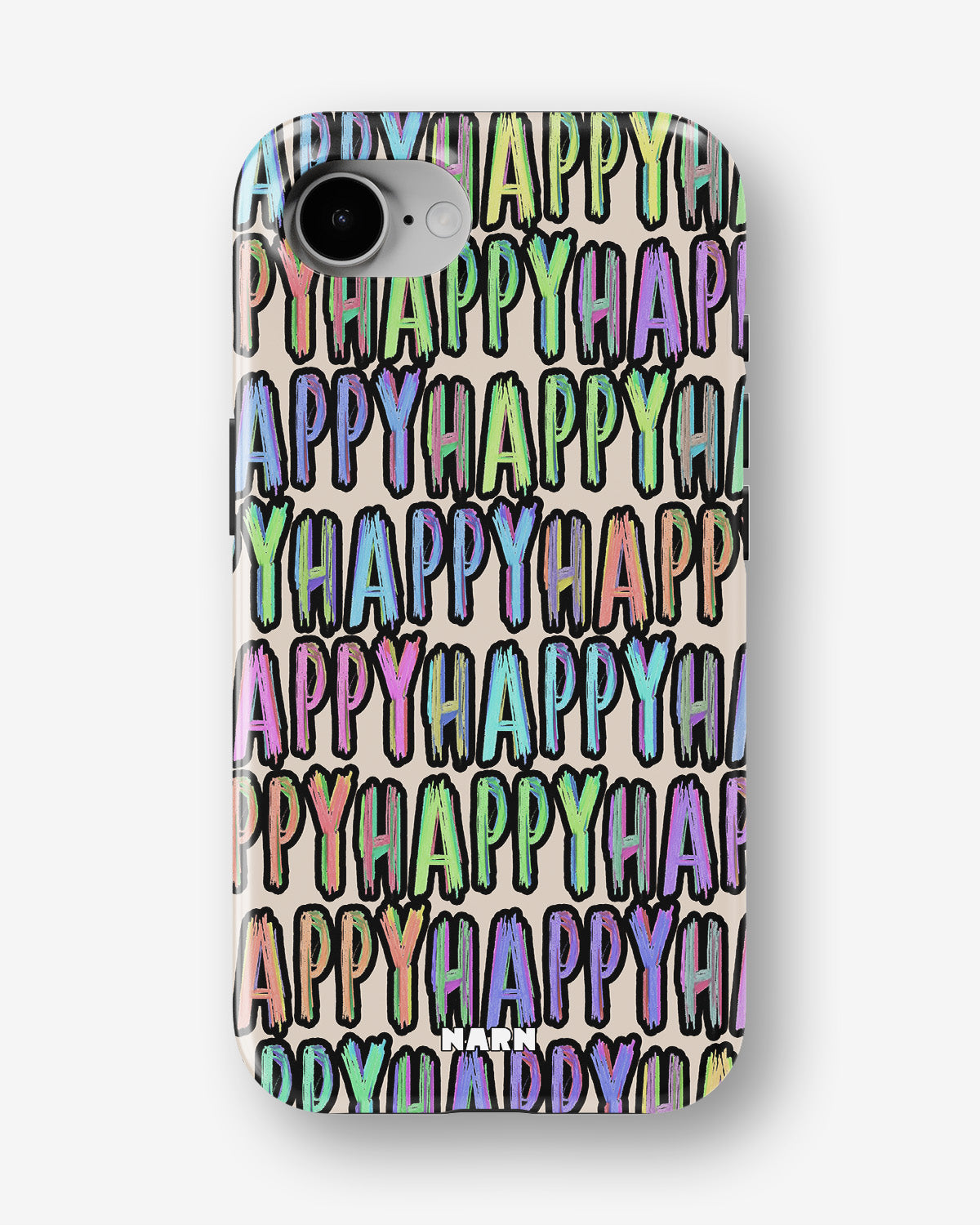 iPhone 16e Tough Case – Happy - View 1