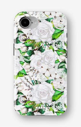 iPhone 16e Tough Case – White Bloom - View 1