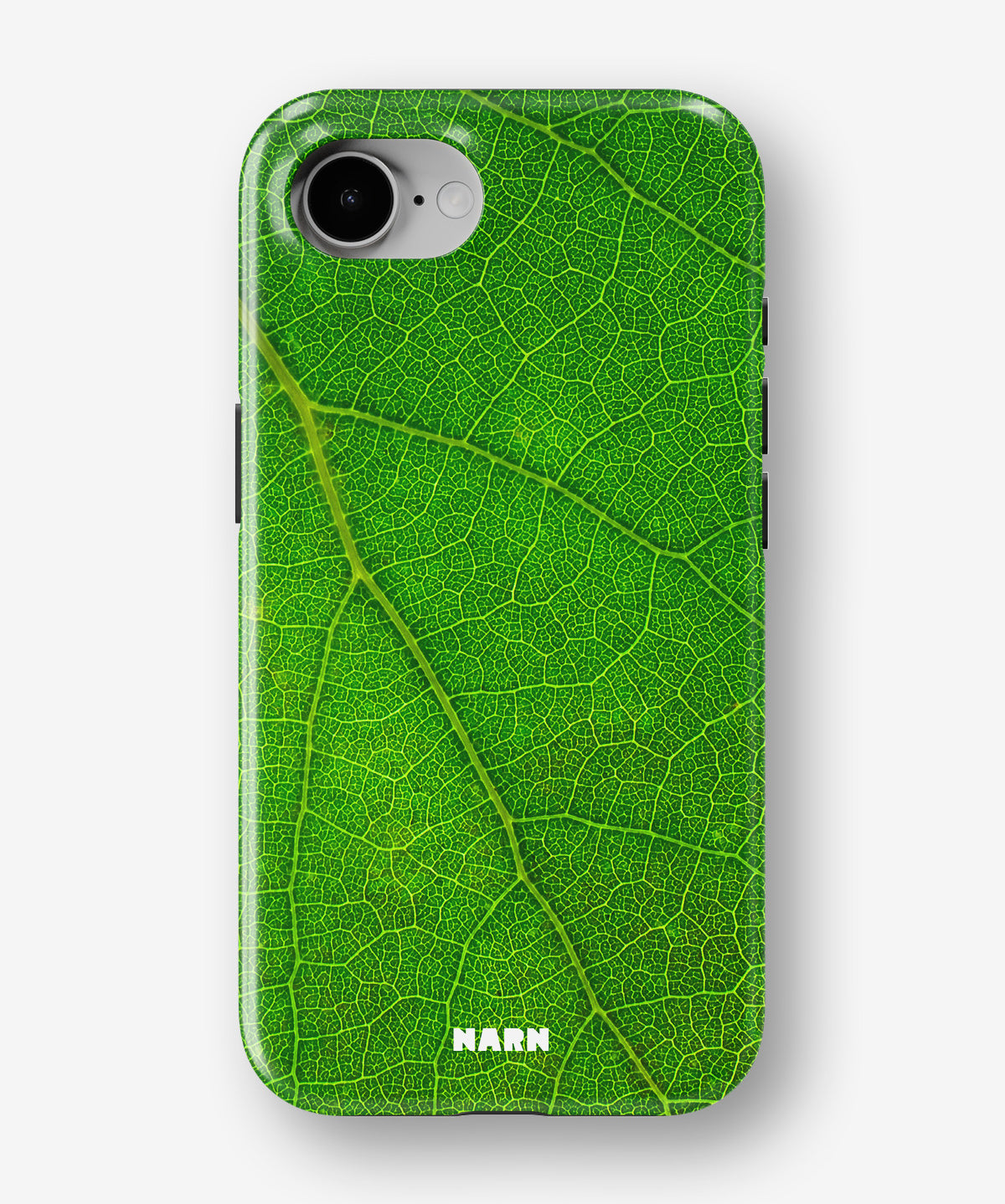 iPhone 16e Tough Case – Green Leafy - View 1