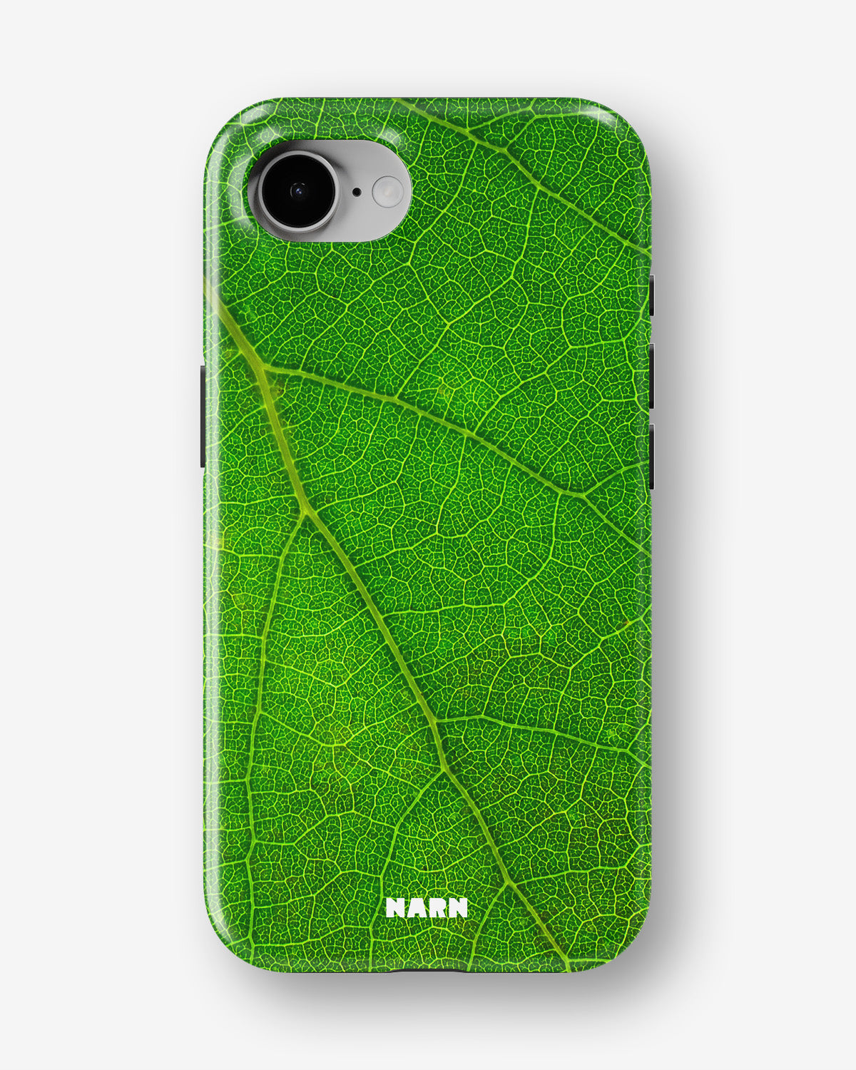 iPhone 16e Tough Case – Green Leafy - View 1