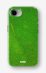 iPhone 16e Tough Case – Green Leafy - View 1