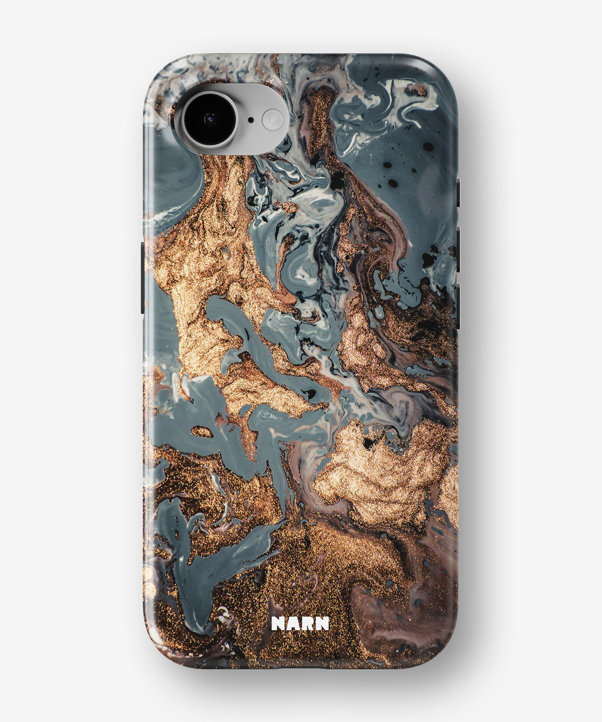 iPhone 16e Tough Case – Molten Gold - View 1