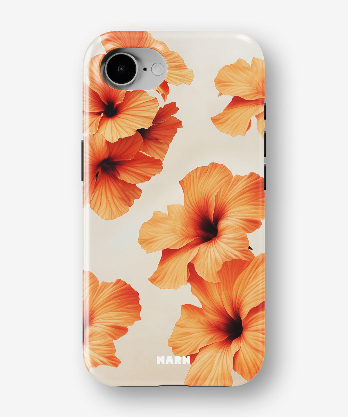 iPhone 16e Tough Case – Hibiscus Dreams - View 1