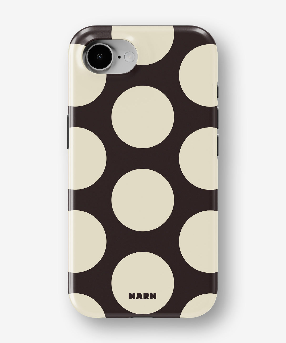 iPhone 16e Tough Case – Bold Dots - View 1