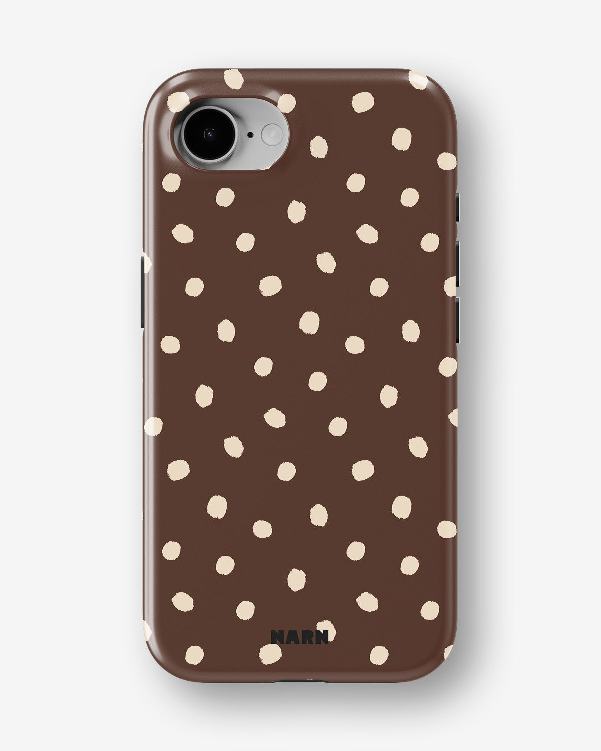 iPhone 16e Tough Case – Choco Dots - View 1