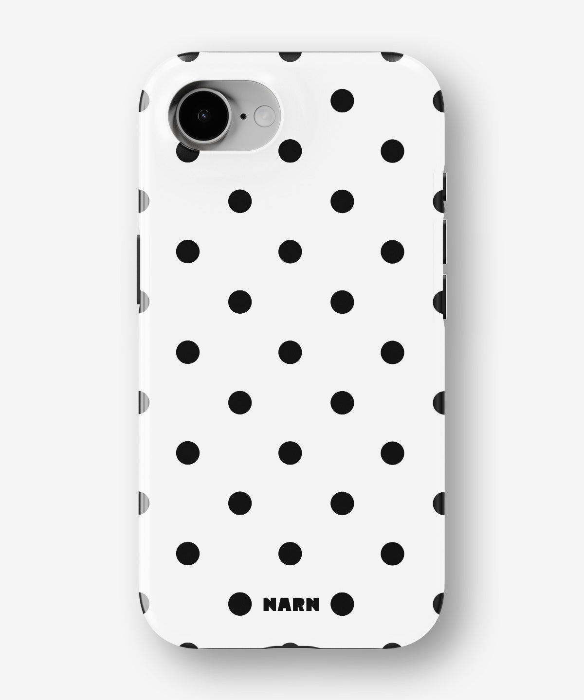 iPhone 16e Tough Case – Mono Dots - View 1