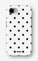 iPhone 16e Tough Case – Mono Dots - View 1