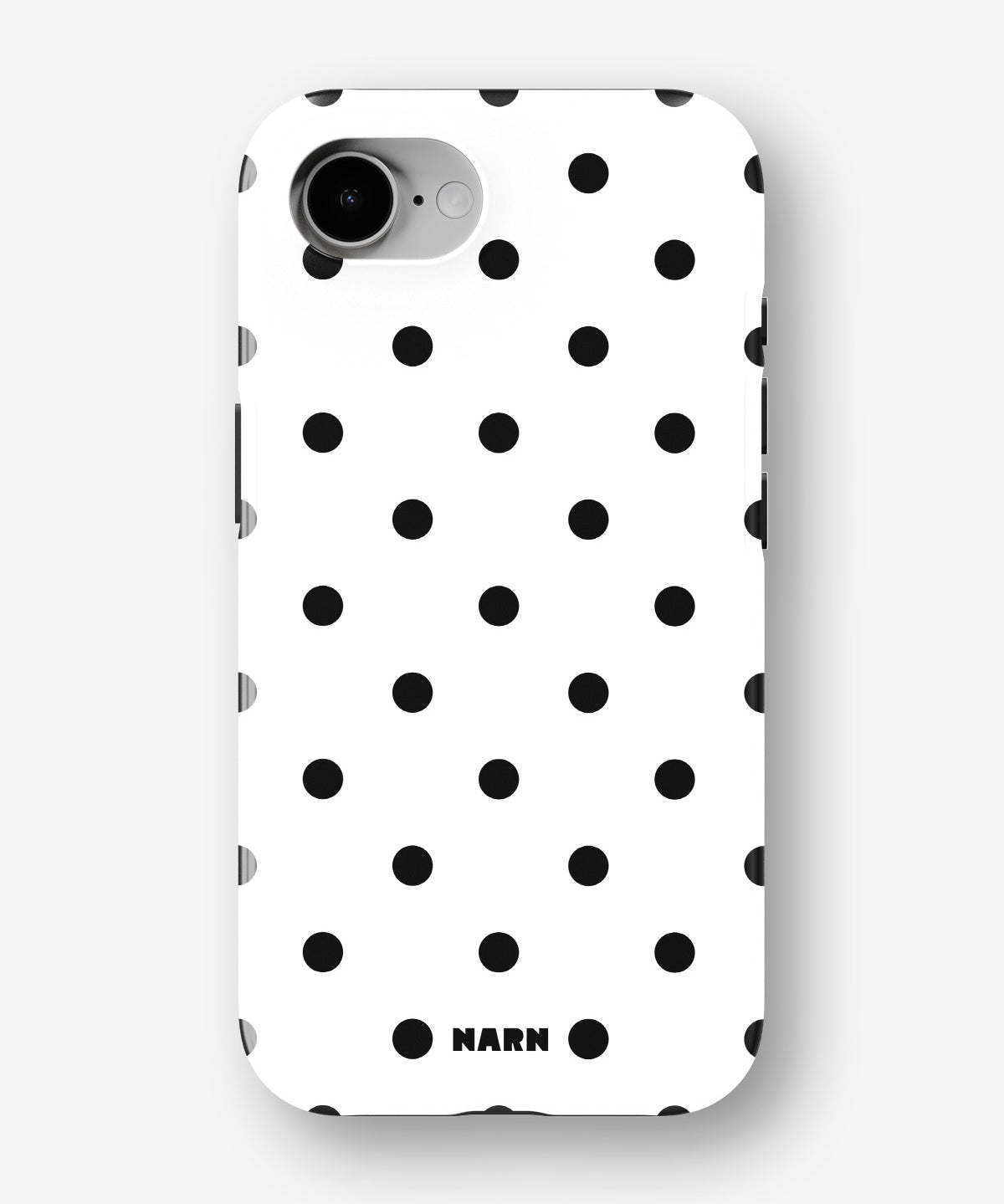 iPhone 16e Tough Case – Mono Dots - View 1