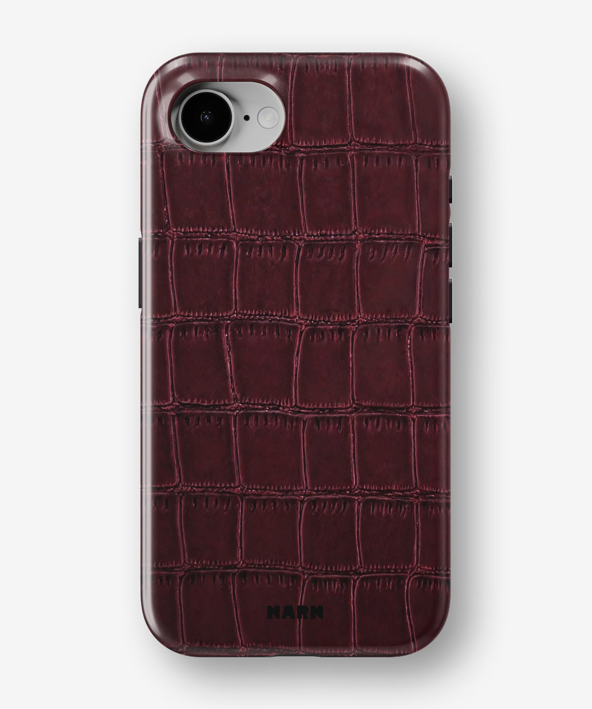 iPhone 16e Tough Case – Rouge Croc - View 1