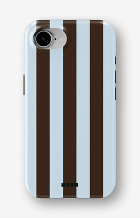 iPhone 16e Tough Case – Bistro Stripes - View 1