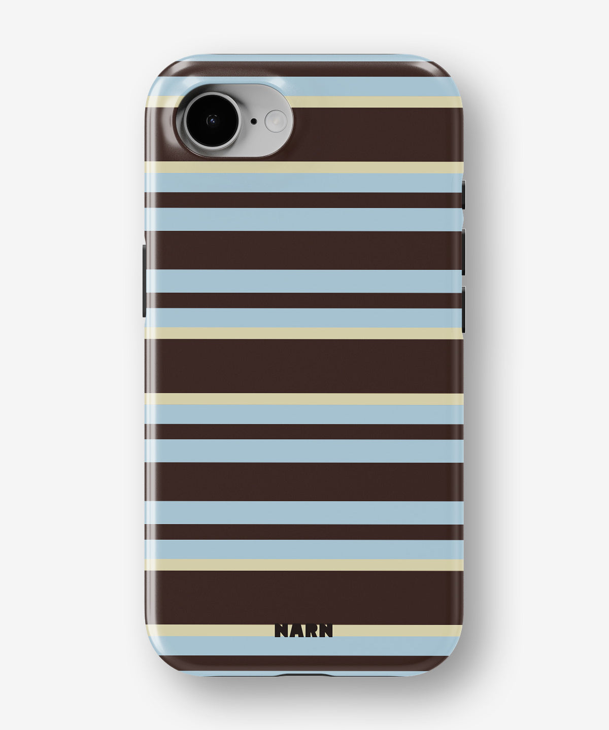 iPhone 16e Tough Case – Latte Lines - View 1