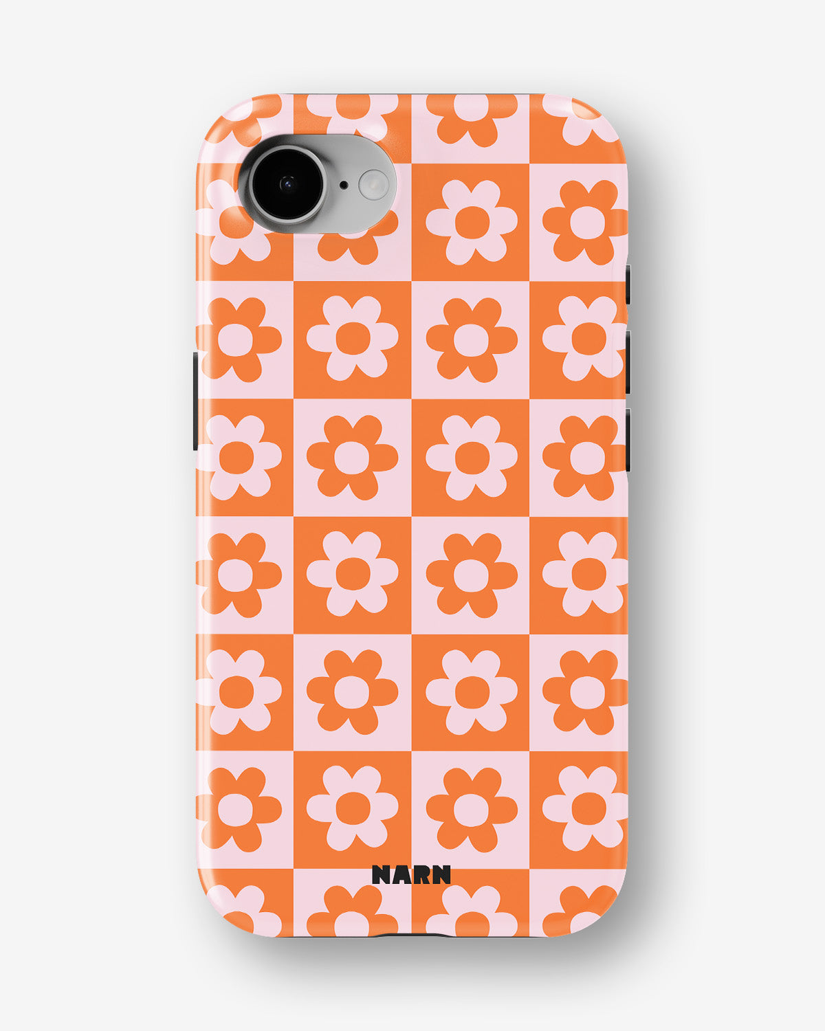 iPhone 16e Tough Case – Peach Petals - View 1