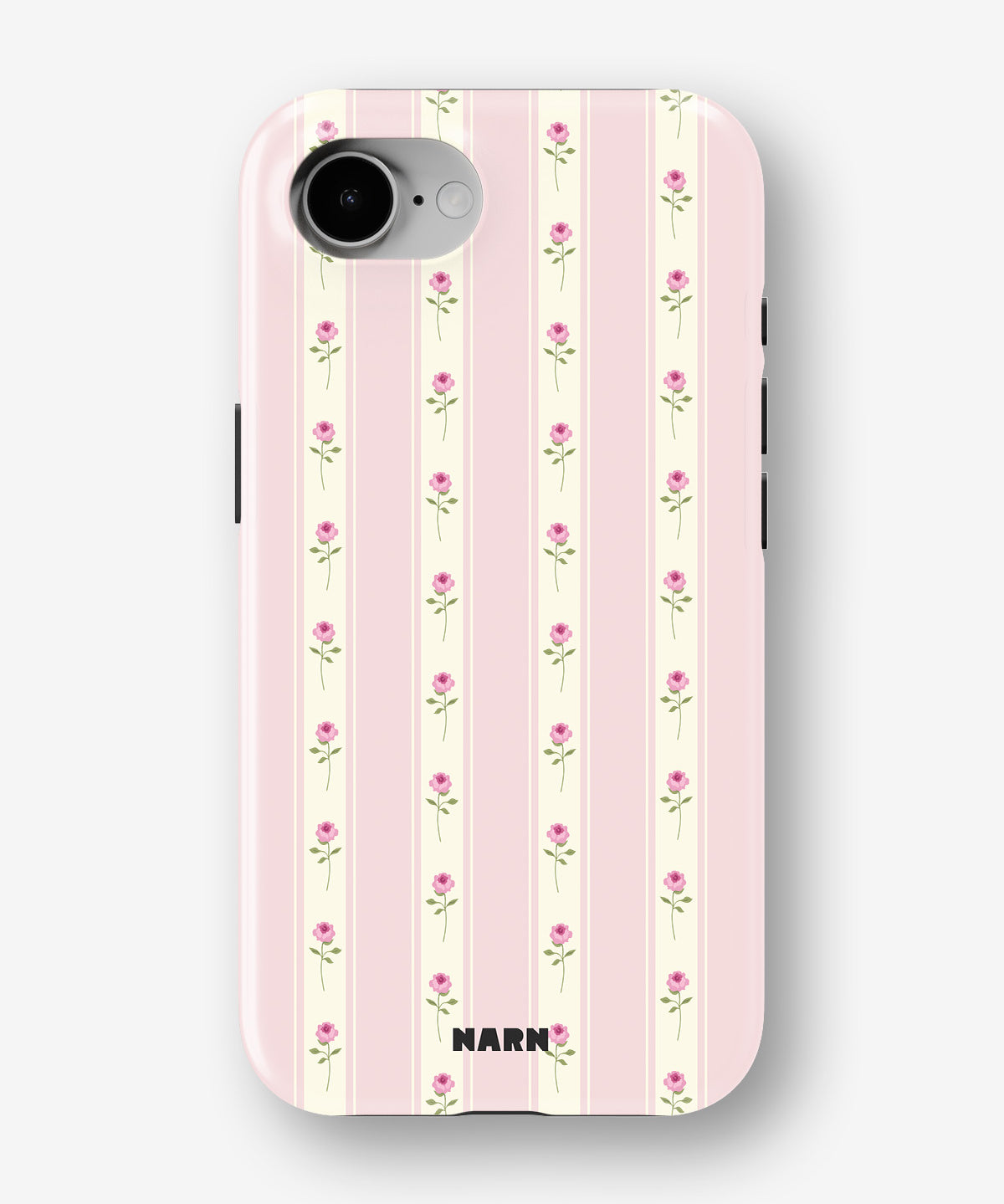 iPhone 16e Tough Case – Rose Lines - View 1