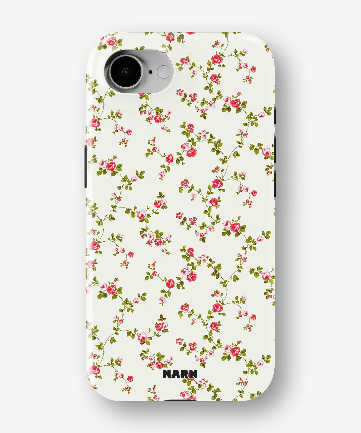 iPhone 16e Tough Case – Vintage Rose - View 1