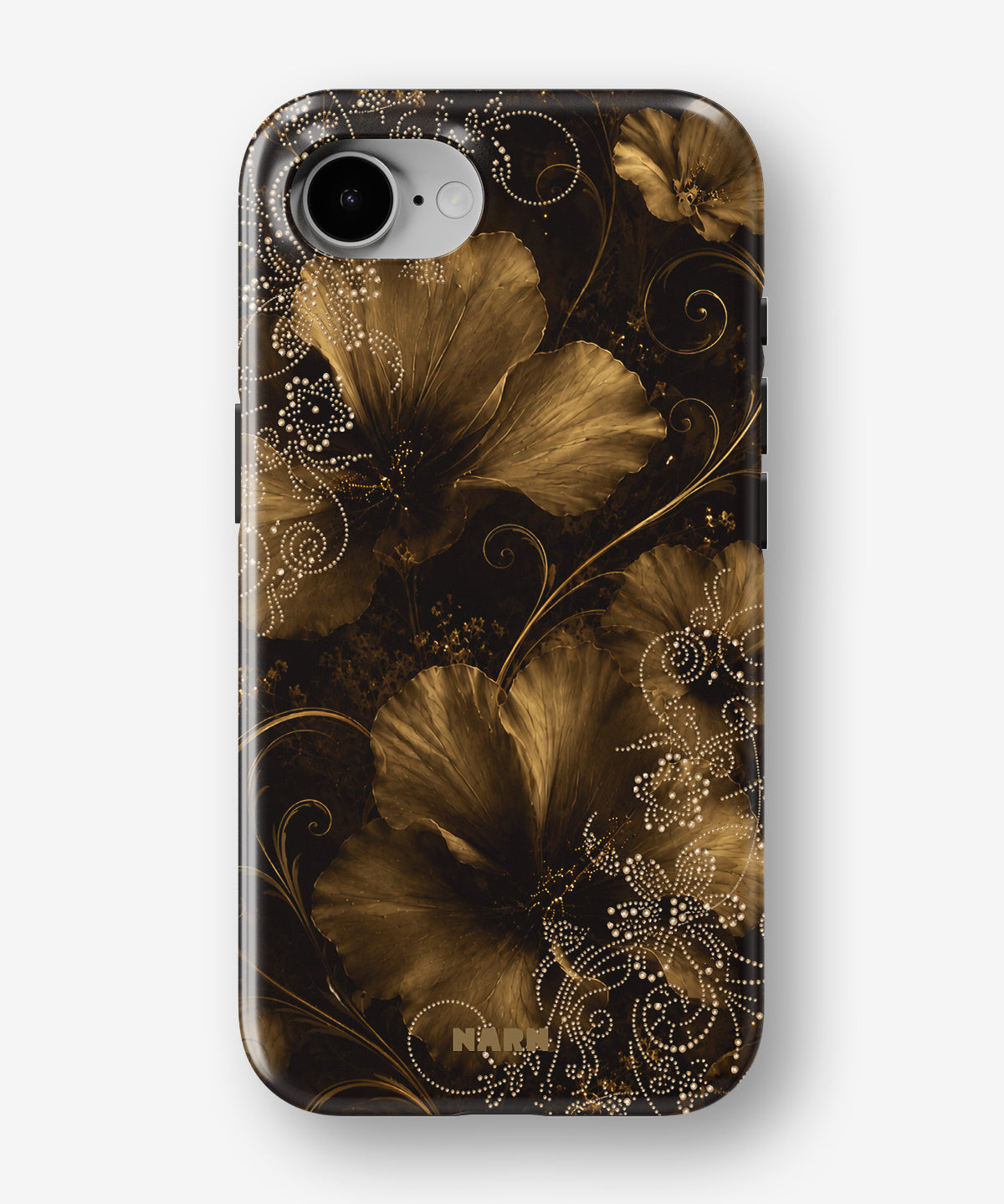 iPhone 16e Tough Case – Bloom Noir - View 1