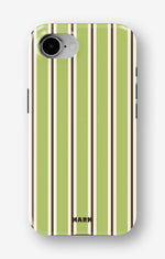 iPhone 16e Tough Case – Matcha Lines - View 1