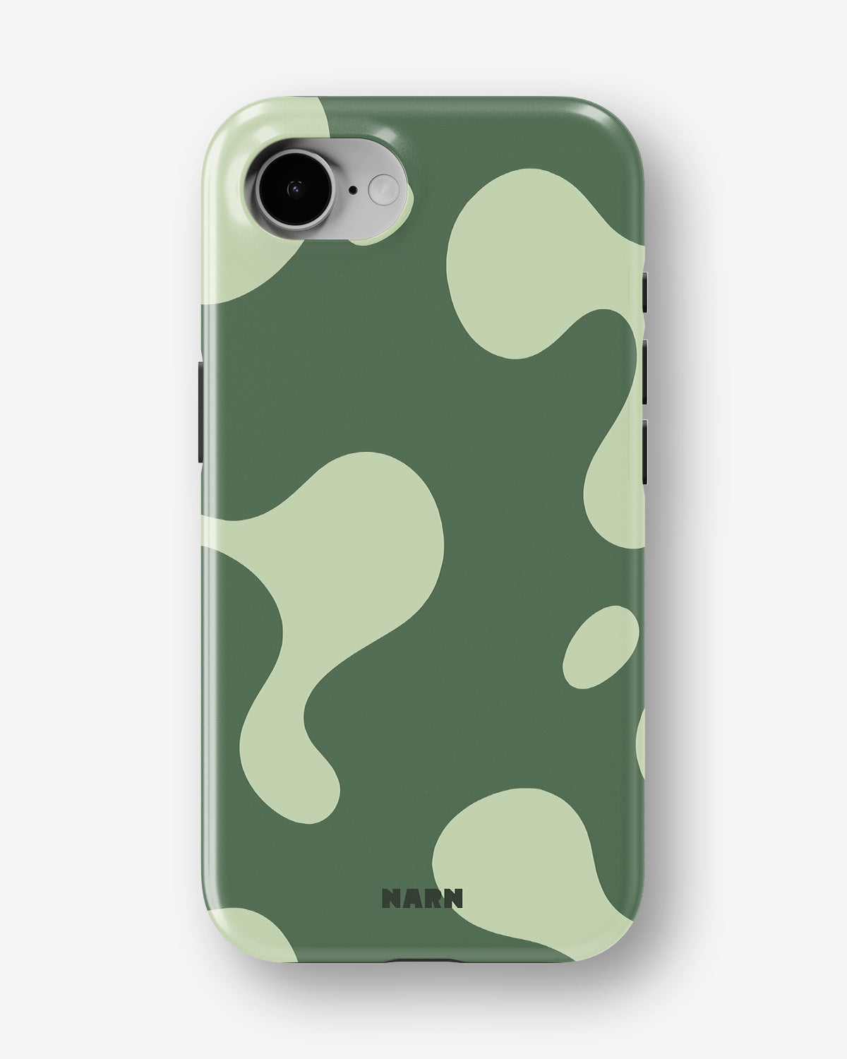 iPhone 16e Tough Case – Green Blend - View 1