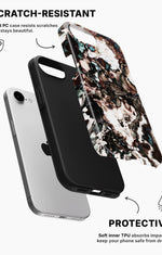 iPhone 16e Tough Case – Marble Brown - View 2