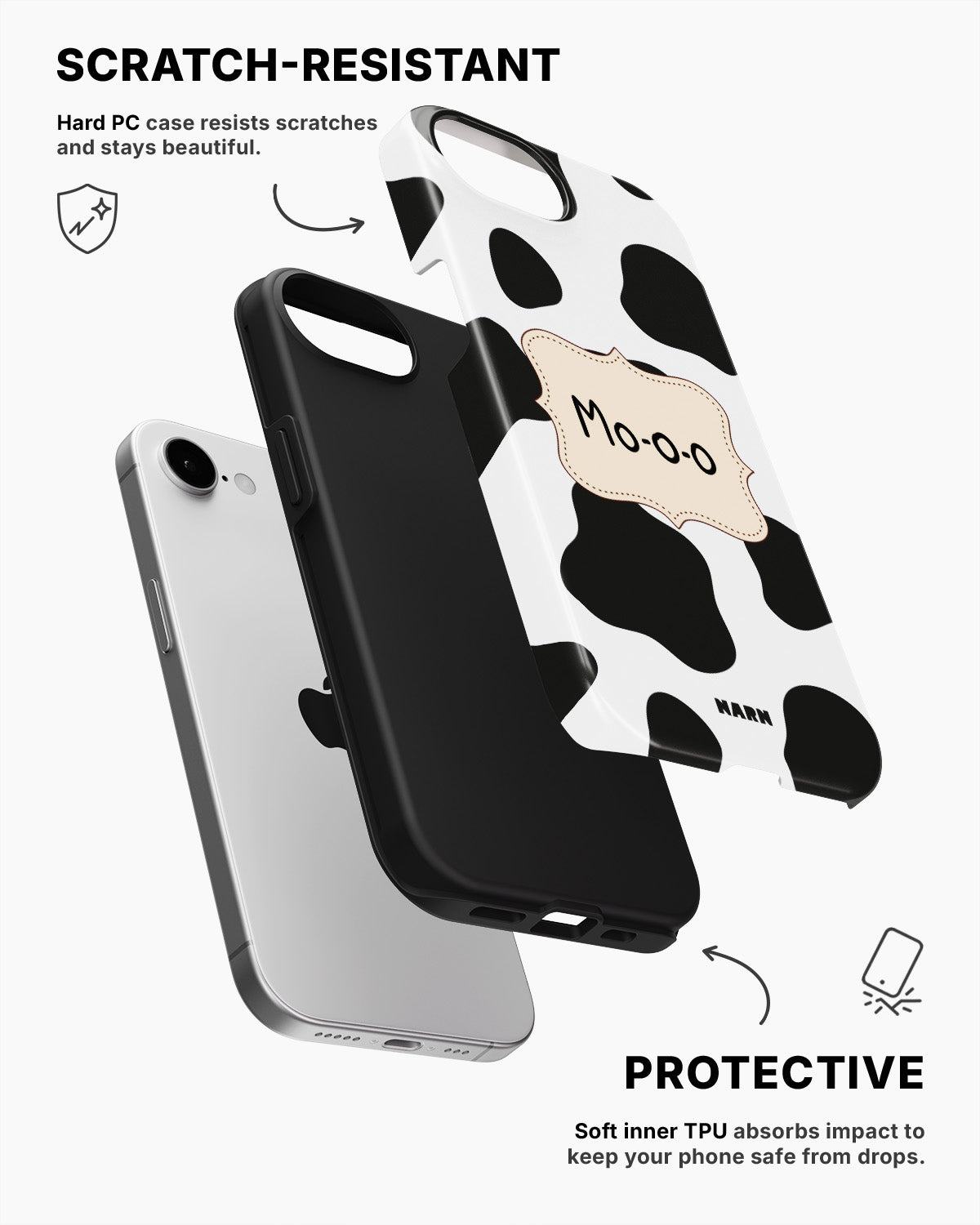 iPhone 16e Tough Case – Mo-o-o - View 2