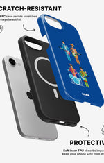 iPhone 16e Tough Case – Beatles Blue - View 2