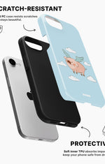 iPhone 16e Tough Case – Dreamy Pig - View 2