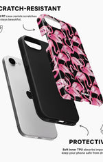 iPhone 16e Tough Case – Flamingos - View 2