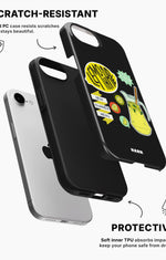iPhone 16e Tough Case – Lemon Summer - View 2
