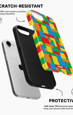 iPhone 16e Tough Case – Building Bricks - View 2