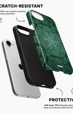 iPhone 16e Tough Case – Retro Forest - View 2