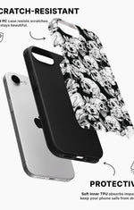iPhone 16e Tough Case – Skull Garden - View 2