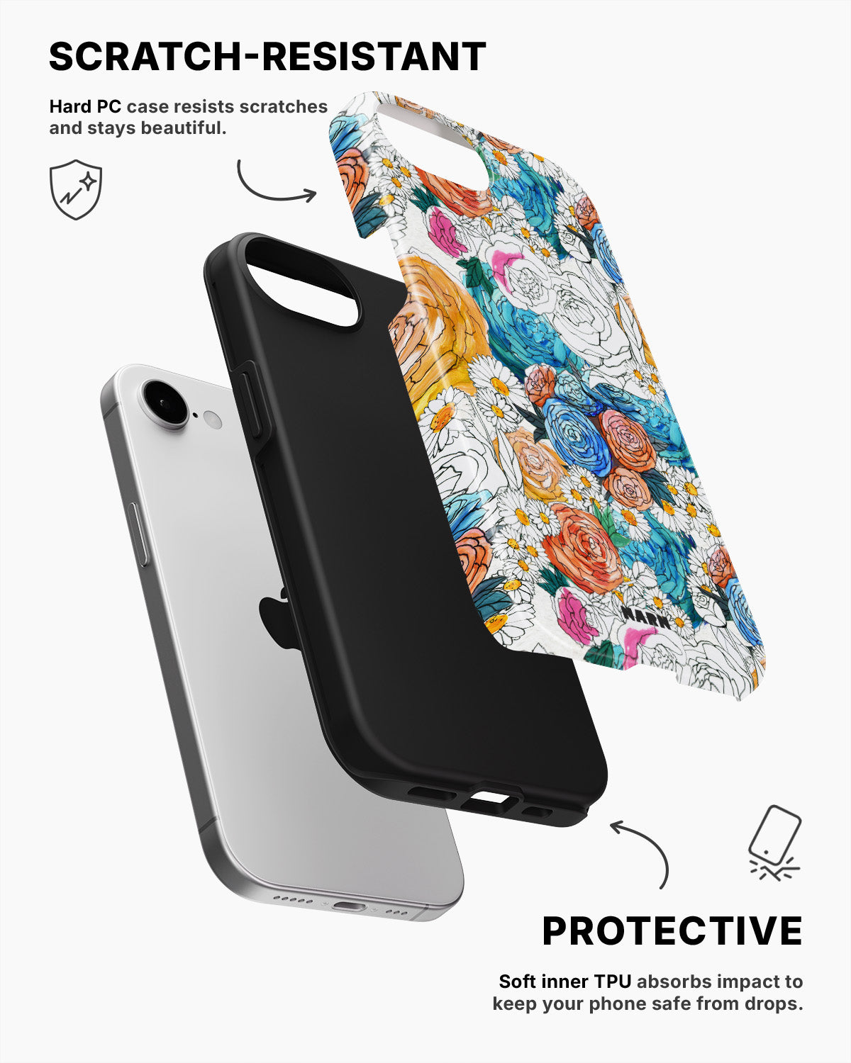 iPhone 16e Tough Case – Midsommer - View 2