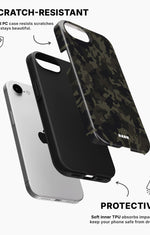 iPhone 16e Tough Case – Jungle Green Camo - View 2