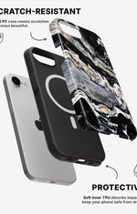 iPhone 16e Tough Case – Dark Swirl - View 2