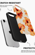 iPhone 16e Tough Case – Hibiscus Dreams - View 2