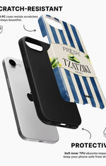 iPhone 16e Tough Case – Greek Blues - View 2