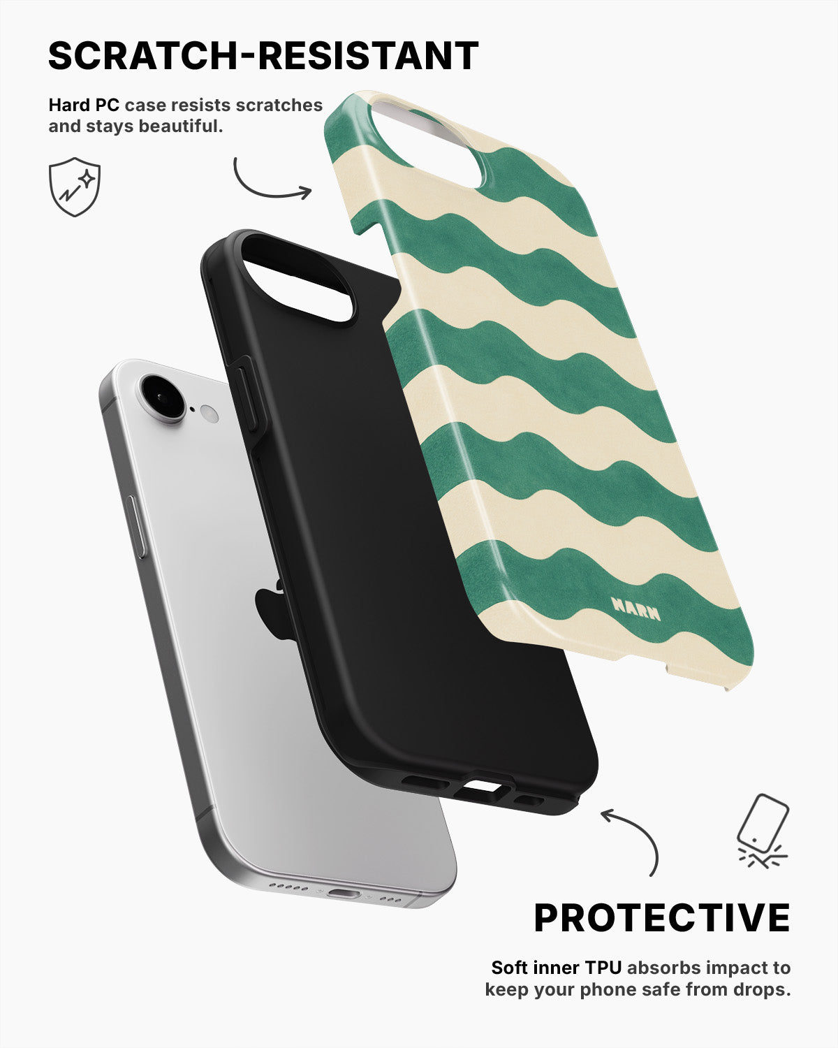 iPhone 16e Tough Case – La Dolce Wave - View 2