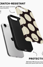 iPhone 16e Tough Case – Bold Dots - View 2