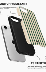 iPhone 16e Tough Case – Evergreen Stripe - View 2