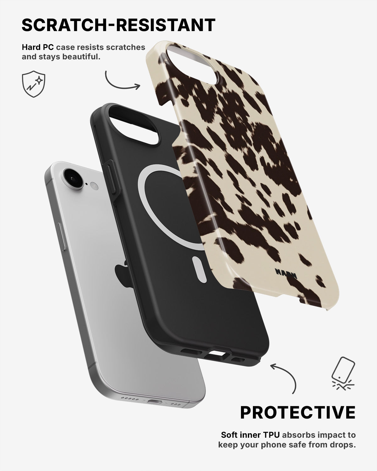 iPhone 16e Tough Case – Cowhide - View 2