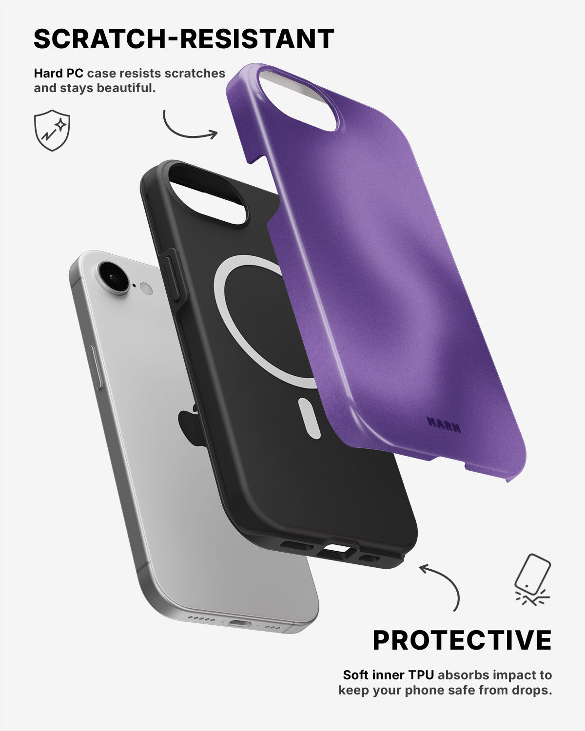 iPhone 16e Tough Case – Violetta - View 2