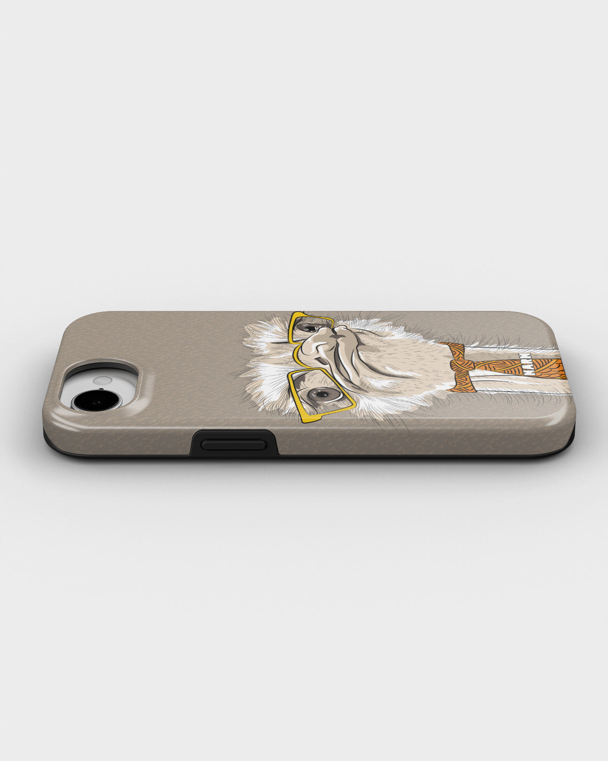 iPhone 16e Tough Case – Hipster Ostrich - View 3