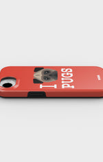 iPhone 16e Tough Case – I Love Pugs - View 3