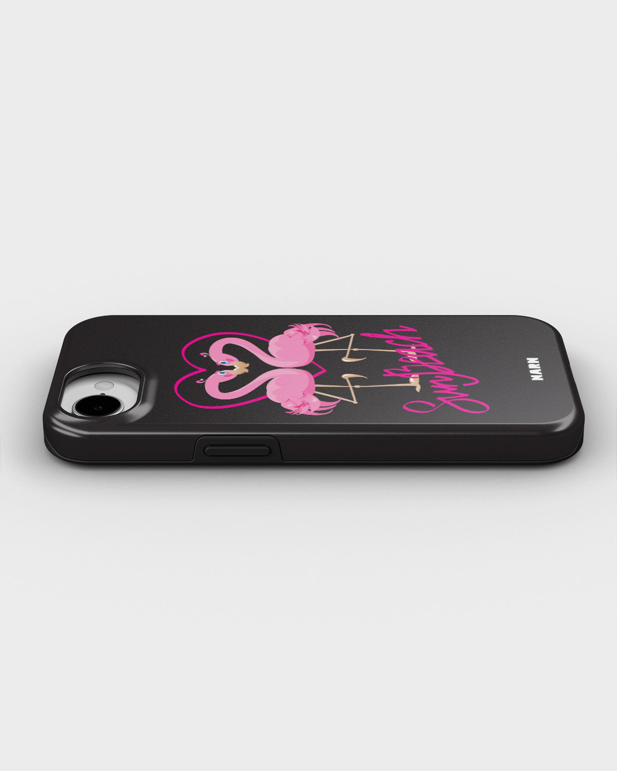 iPhone 16e Tough Case – Beach Flamingo - View 3