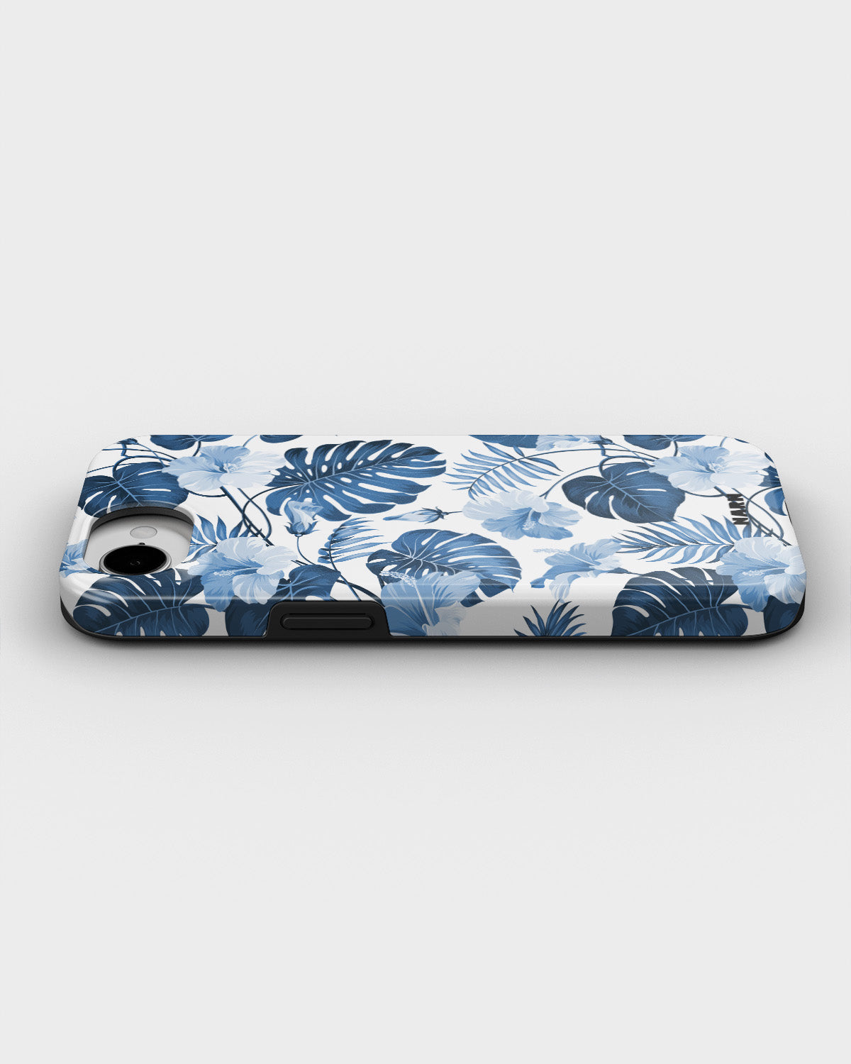 iPhone 16e Tough Case – Blue Tropics - View 3