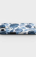 iPhone 16e Tough Case – Blue Tropics - View 3