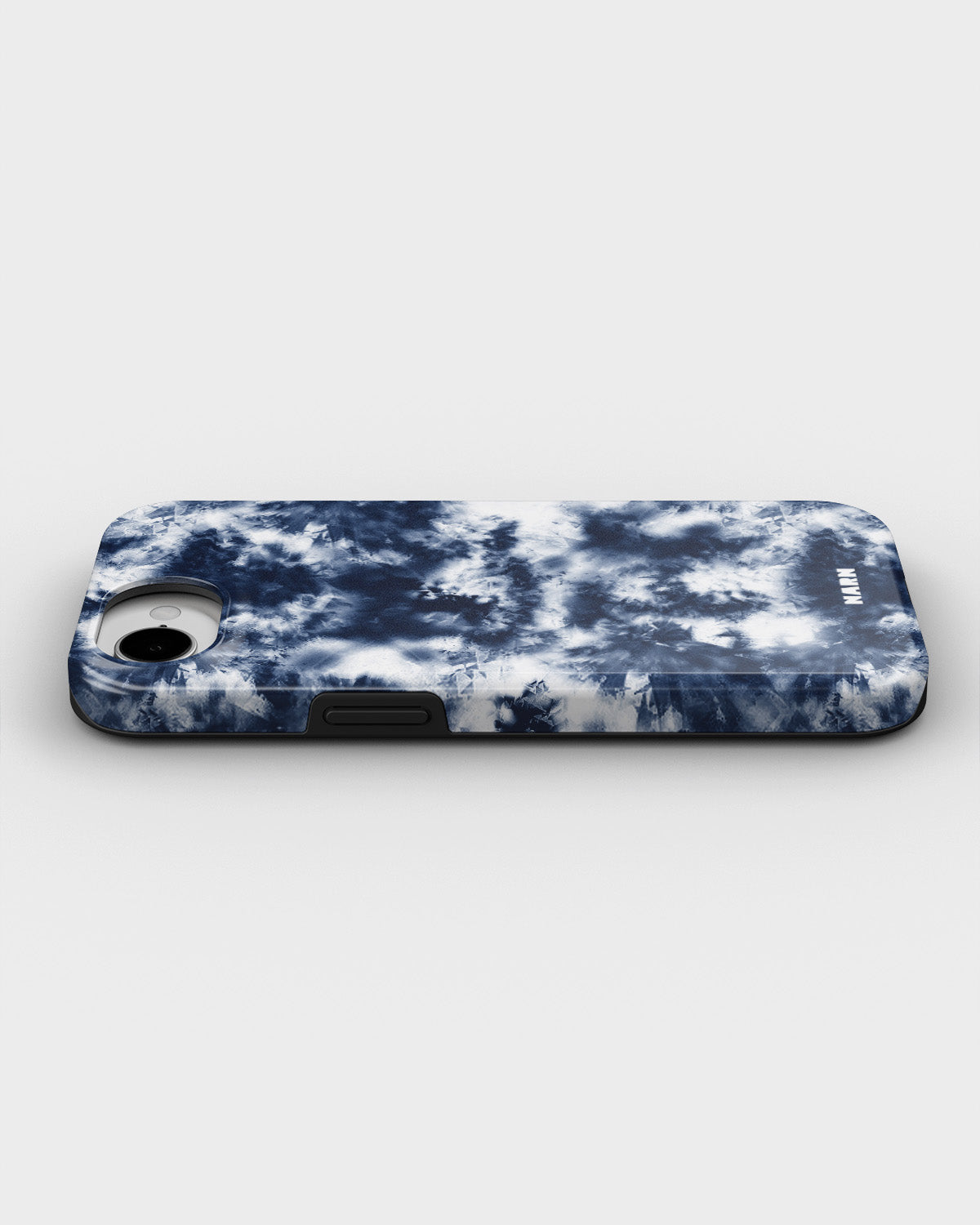 iPhone 16e Tough Case – Tie Dye Blue - View 3