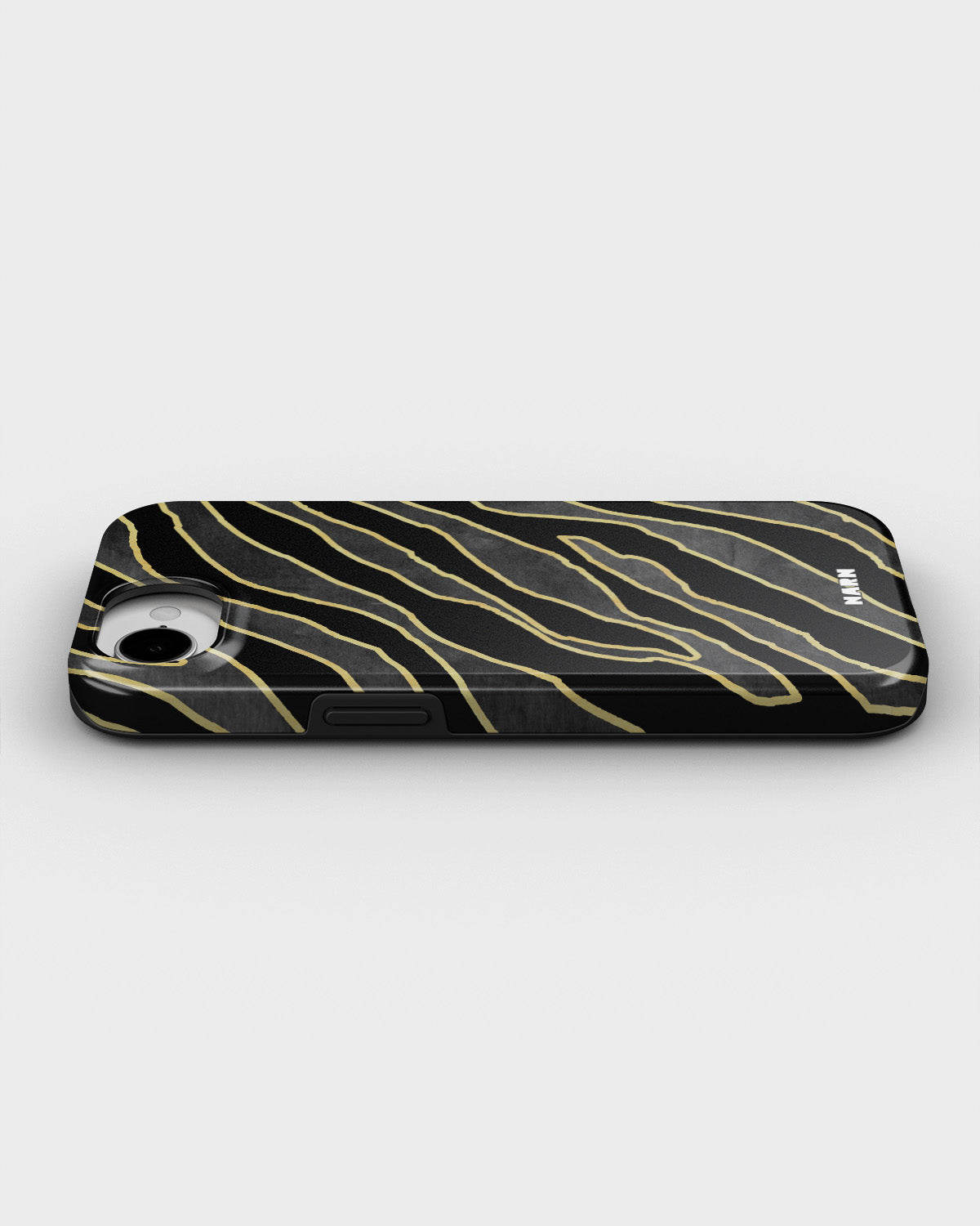 iPhone 16e Tough Case – Golden Zebra - View 3